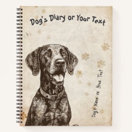 German Shorthaired Pointer's Diary Notizblock