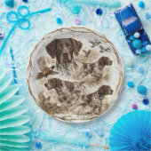 German Shorthaired Pointers Pappteller (Party)
