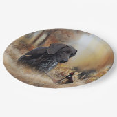 German Shorthaired Pointers Pappteller (Schrägansicht)