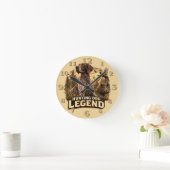 German Shorthaired Pointers  Runde Wanduhr (Zuhause)