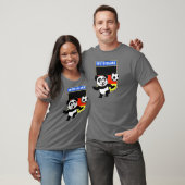German Soccer Panda (dunkle Shirts) T-Shirt (Unisex)
