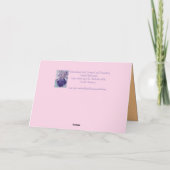 German Spitz Dog Watercolor pet Greetings Card Karte (Rückseite)