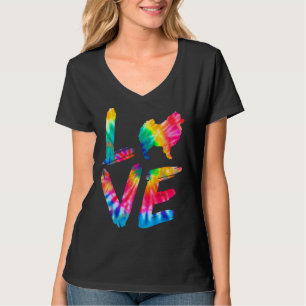 German Spitz Gefärbte Krawatte Liebe Hund Mama Vat T-Shirt