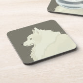 German Spitz Getränkeuntersetzer (Linke Seite)