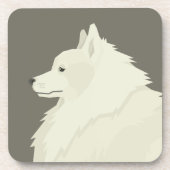 German Spitz Getränkeuntersetzer (Vorderseite)