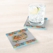 German Spitz Spitz Decor Untersetzer (Schrägansicht)