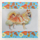 German Spitz Spitz Decor Untersetzer (Vorderseite)