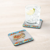 German Spitz Spitz Watercolor Pet Dog Untersetzer (Rechte Seite)