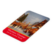 German Style Christmas Market - Grüße Kitsch Magnet (Linke Seite)