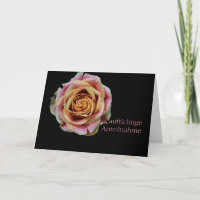 German Sympathy card - aufrichtige Anteilnahme