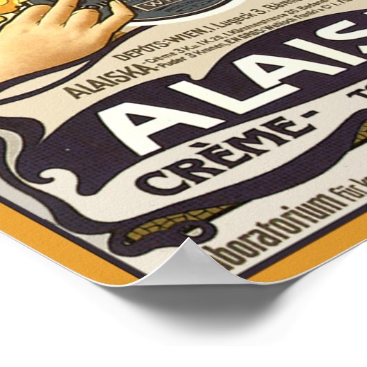 German Vintag Soap Poster (Ecke)