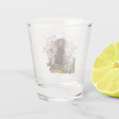 German Wachtelhund Schnapsglas (Rückseite)