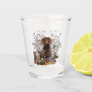German Wachtelhund Schnapsglas