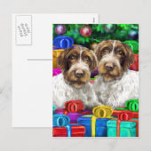 German WH Pointer Open Geschenke Weihnachten (Vorne/Hinten)