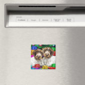 German WH Pointer Open Geschenke Weihnachten Magnet (In Situ (Geschirrspüler))