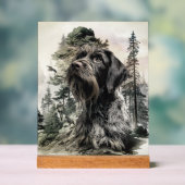 German Wirehaired Pointer Acrylschild (Neutral)
