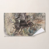 German Wirehaired Pointer Badhandtuch Set (Handtuch)