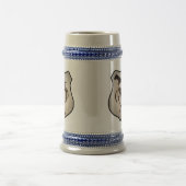 German Wirehaired Pointer Beer Stein Bierglas (Mittel)