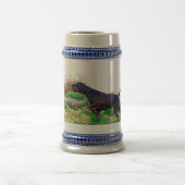 German Wirehaired Pointer Beer Stein Bierglas (Mittel)