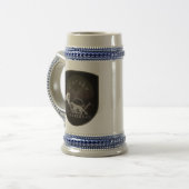 German Wirehaired Pointer Bierglas (Vorderseite Links)