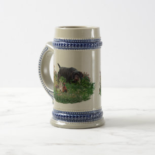 German Wirehaired Pointer   Bierglas