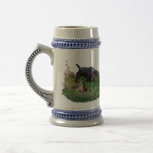 German Wirehaired Pointer   Bierglas (Links)