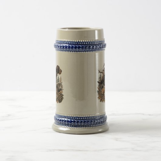 German Wirehaired Pointer Bierglas (Mittel)