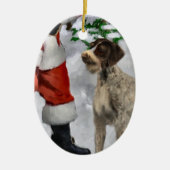 German Wirehaired Pointer Christmas Ornament (Vorne)