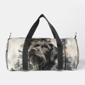 German Wirehaired Pointer Duffle Bag (Rückseite)