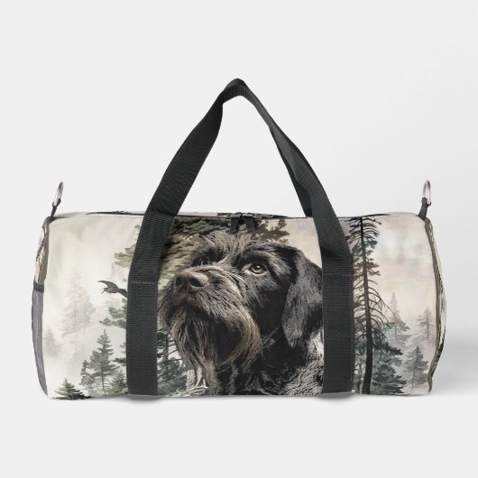 German Wirehaired Pointer Duffle Bag (Rückseite)