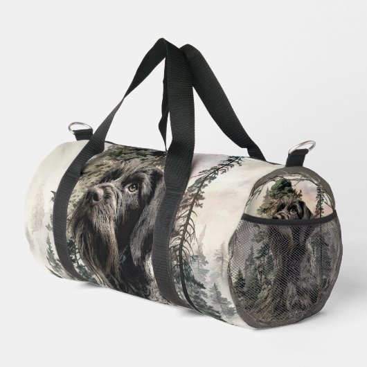 German Wirehaired Pointer Duffle Bag (Rechte Ecke)
