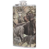 German Wirehaired Pointer Flachmann (Links)