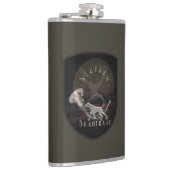 German Wirehaired Pointer Flachmann (Rechts)