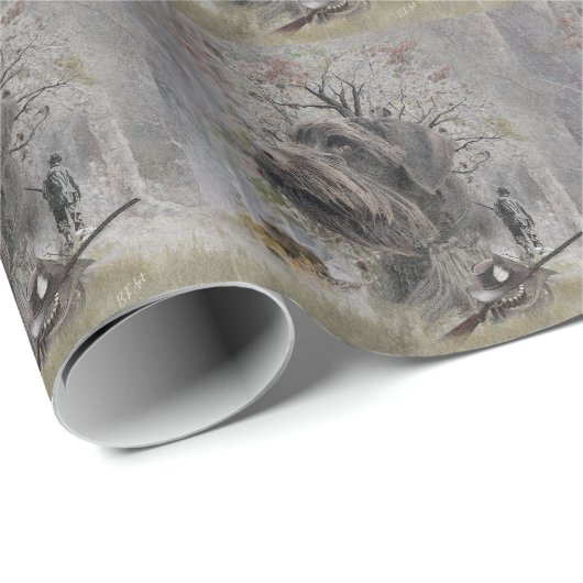 German Wirehaired Pointer Geschenkpapier (Rolleneckpunkt)