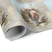 German Wirehaired Pointer Geschenkpapier (Rolleneckpunkt)