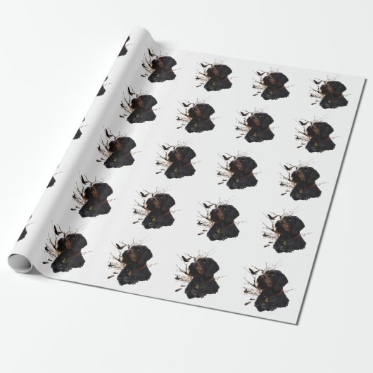 German Wirehaired Pointer Geschenkpapier (Ungerollt)