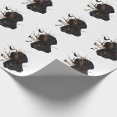 German Wirehaired Pointer Geschenkpapier (Ecke)