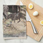 German Wirehaired Pointer Geschirrtuch (Viertel Falte)