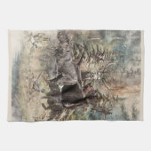 German Wirehaired Pointer Geschirrtuch (Horizontal)