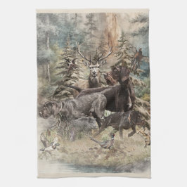 German Wirehaired Pointer Geschirrtuch