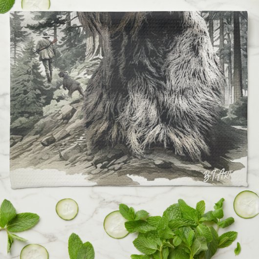 German Wirehaired Pointer Geschirrtuch (Gefaltet)