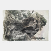 German Wirehaired Pointer Geschirrtuch (Horizontal)