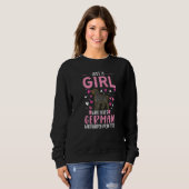 German Wirehaired Pointer Girl Sweatshirt (Vorne ganz)