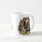 German Wirehaired Pointer Kaffeetasse (VorderseiteRechts)