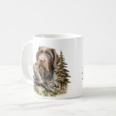 German Wirehaired Pointer Kaffeetasse (Vorderseite Links)