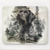 German Wirehaired Pointer Mousepad (Vorne)