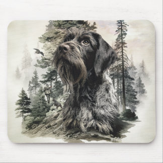 German Wirehaired Pointer Mousepad