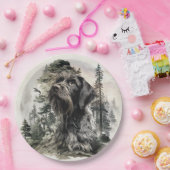 German Wirehaired Pointer Pappteller (Party)