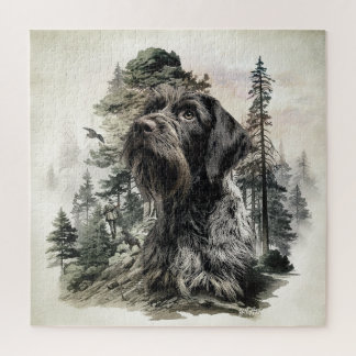 German Wirehaired Pointer Puzzle