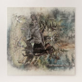 German Wirehaired Pointer Puzzle (Horizontal)